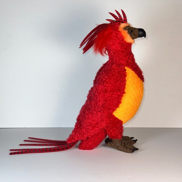 Harry Potter The Noble Collection 12" Fawkes Plush NWT - Picture 3 of 9